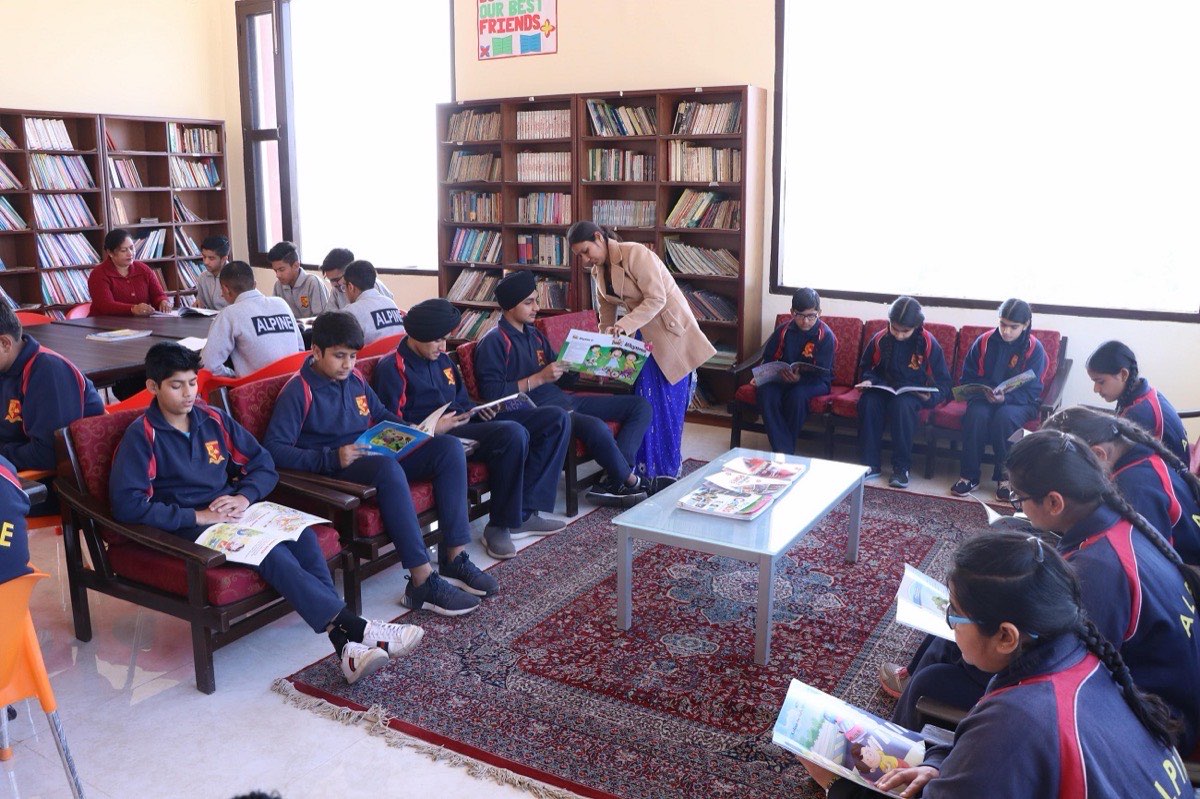 Students during a school event