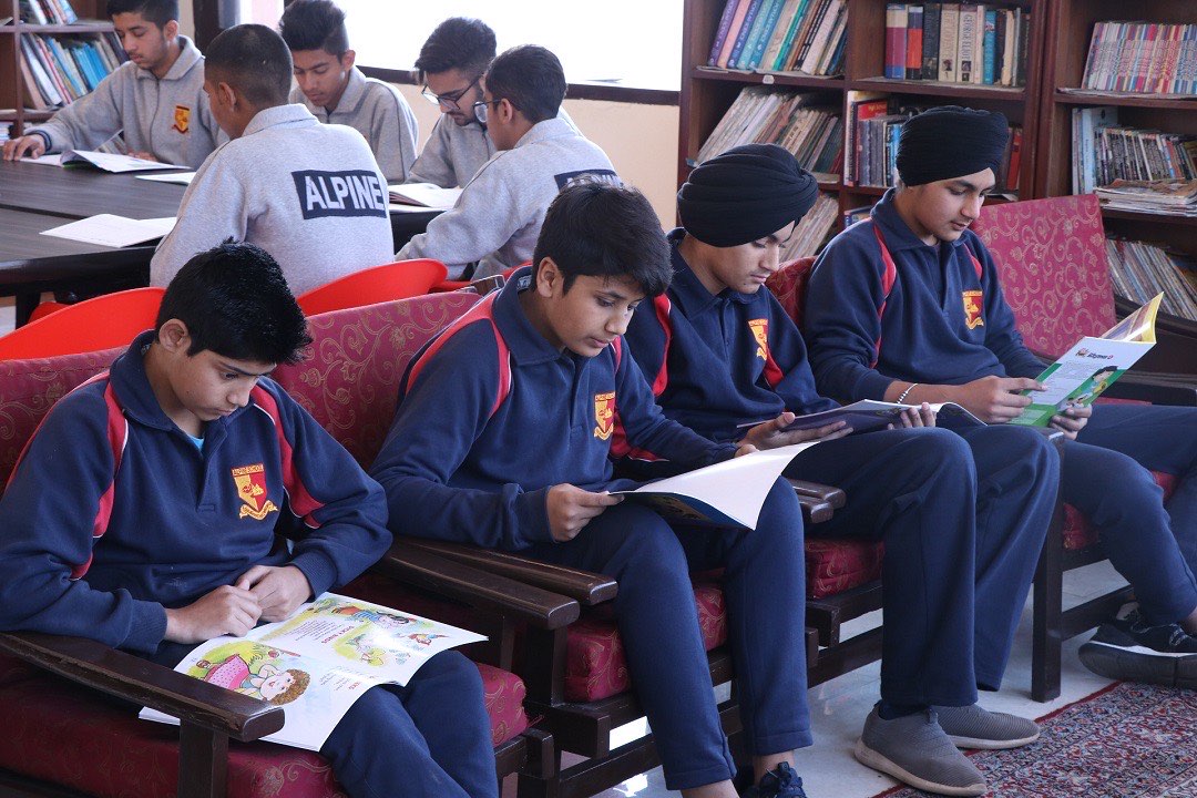Students together at a school event